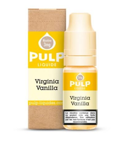 bouteille Virginia Vanilla PULP tabac vanille